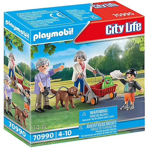 PLAYMOBIL City Life Grosseltern mit Enkel (70990)