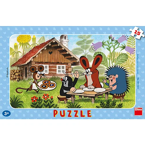 Dino Puzzle Der Maulwurf - 15 Teile