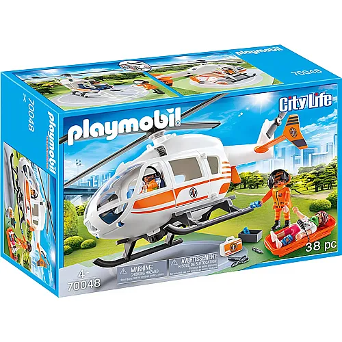 PLAYMOBIL City Action Rettungshelikopter (70048)