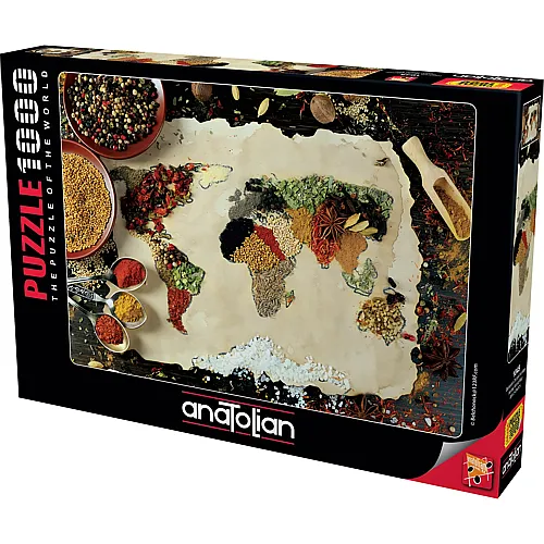 Anatolian Herbal World Map (1000Teile)