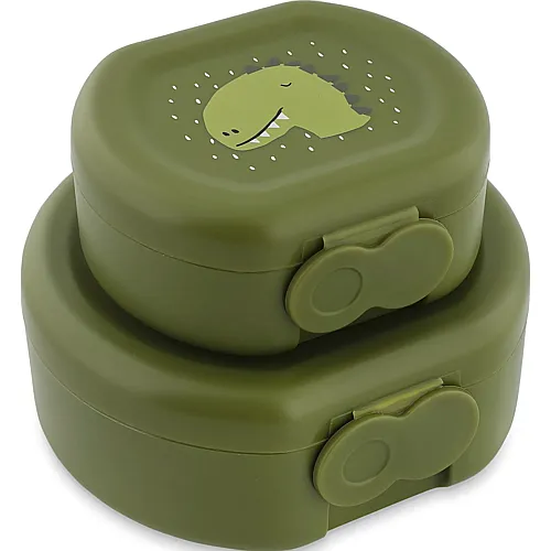 Trixie Mr. Dino 2er Set Snackbox mit Klickverschluss