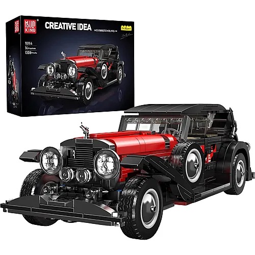 Mould King Creative Idea Oldtimer Sportwagen Rot (statische Version) 10114