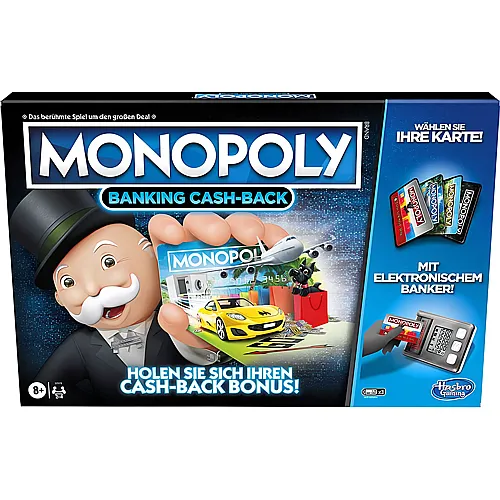 Hasbro Gaming Monopoly Banking Cash-Back