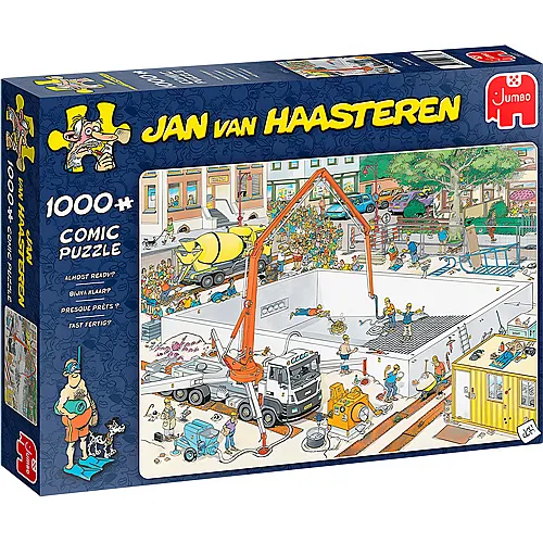 Jumbo Puzzle Jan van Haasteren Fast Fertig? (1000Teile)