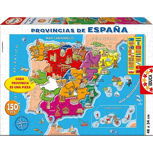 Provincias Espa�a 150Teile