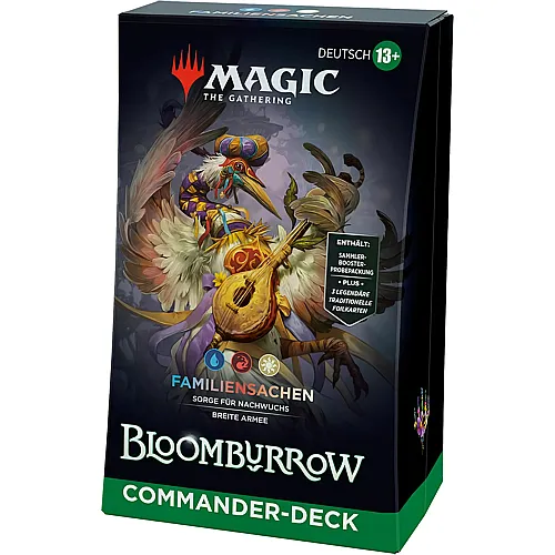 Magic The Gathering Bloomburrow Commander-Deck - Familiensachen - Deutsch