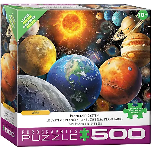 Das Planetensystem 500Teile