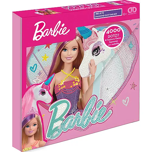 Diamond Dotz Barbie mit Einhorn
