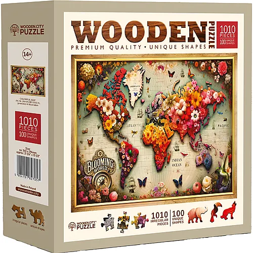 Colorful Map, aussergew�hnliche Formen 1010Teile