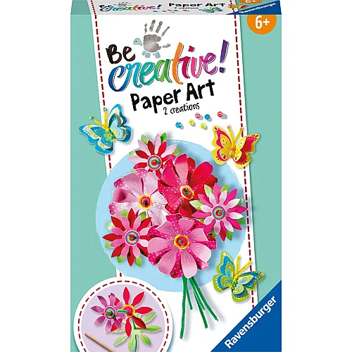 Paper Art Flowers & Butterflies