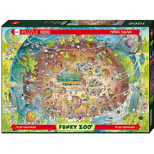 HEYE Puzzle Funky Zoo Cosmic Habitat (1000Teile)