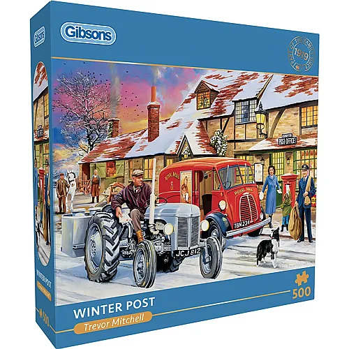 Gibsons Puzzle Winterpost - 500 Teile