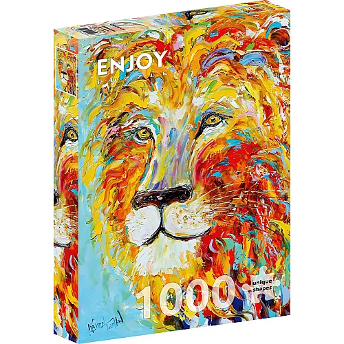 Enjoy Puzzle Colorful Lion - 1000 Teile