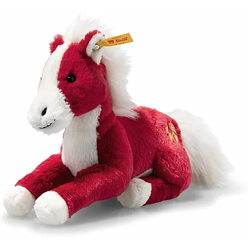 Steiff Jahr des Pferdes chinesisches Tierkreiszeichen Rot - 18 cm