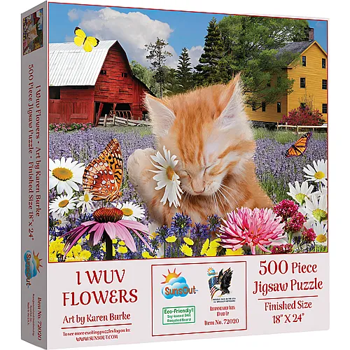 Ich Liebe Blumen 500Teile