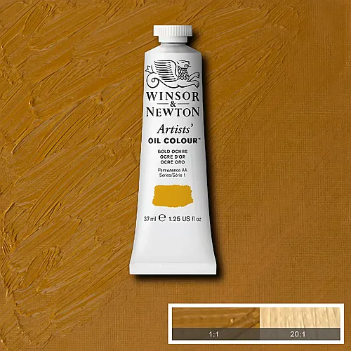 Winsor & Newton W&n Artists' Ölfarbe 37ml Tube Goldocker