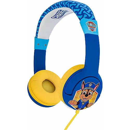 OTL Technologies Paw Patrol Chase Junior Kopfh�rer mit Kabel und Lautst�rkenbegrenzung