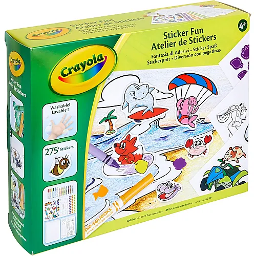 Crayola Kreativ-Sets Sticker-Spass