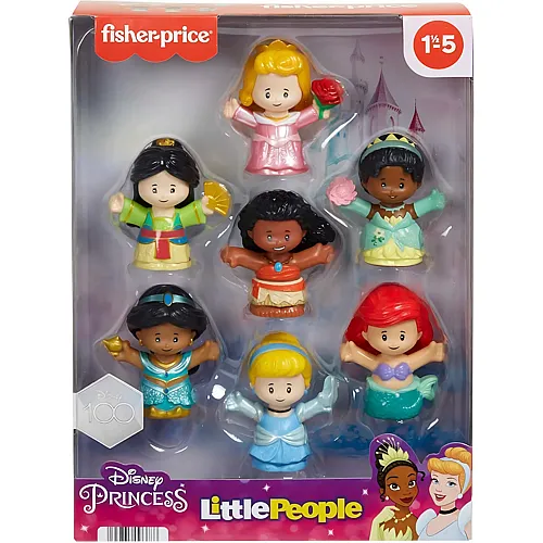 Fisher-Price Little People Disney Princess Figuren - 7 Teile