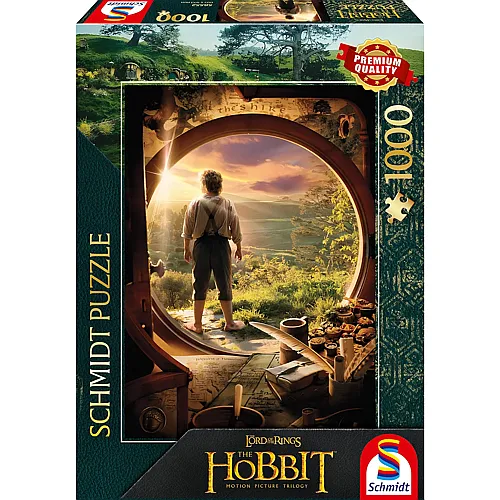 Der Hobbit Leaving Bag End 1000Teile
