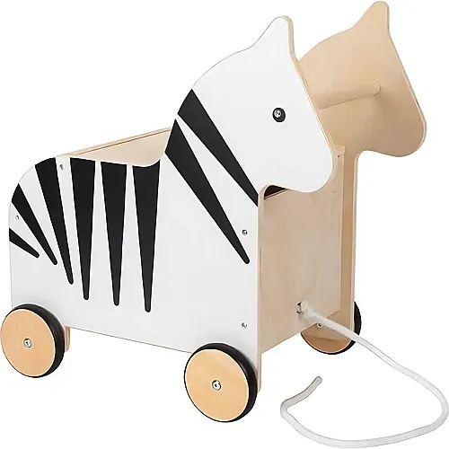 small foot Spielzeugkiste mit Rollen Zebra Wildlife