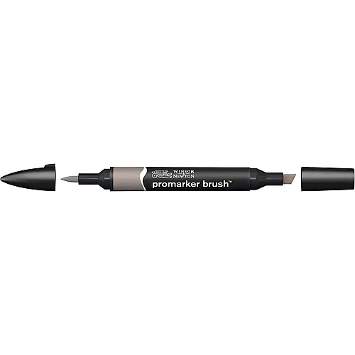 Winsor & Newton Promarker Brush mit 2 Spitzen Warm Grau 4