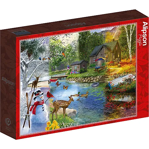 Alipson Puzzle Wandel der Jahreszeiten - 1000 Teile