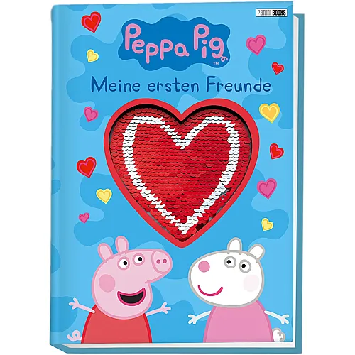 Panini Peppa Pig: Meine ersten Freunde - Freundebuch mit Wendepailletten