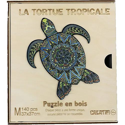 Harmandi Puzzle Creatif Die tropische Schildkr�te - 140 Teile