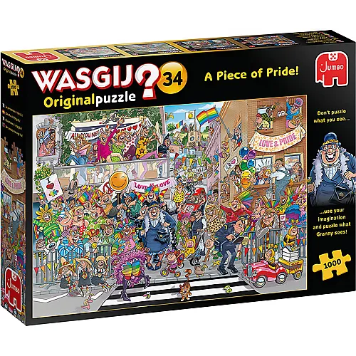 Jumbo Puzzle Original WASGIJ Ein Stckchen Pride! (1000Teile)