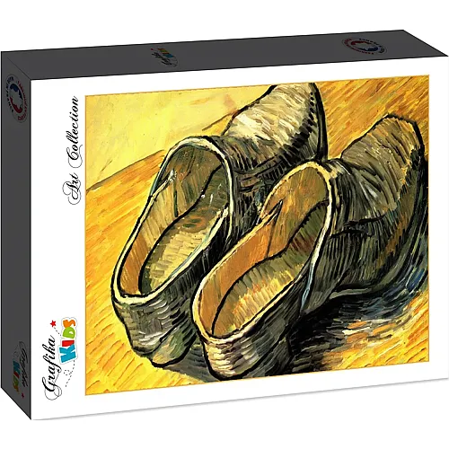 Grafika Puzzle Art Collection Vincent Van Gogh Grafika Kids Une Paire de Sabots en Cuir, 1888 - 12 Teile