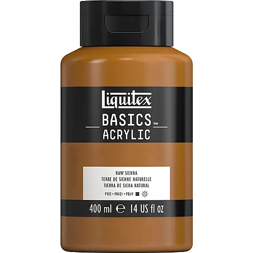 Liquitex Lqx Basics Acrylfarbe 400ml Flasche Siena Natur