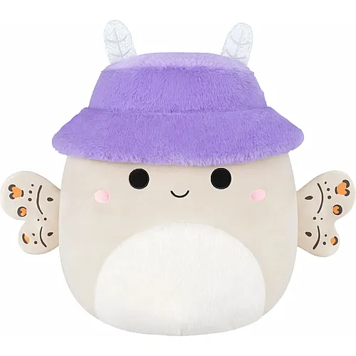 Squishmallows Pl�sch Motte Berit mit Hut und mit Paisley Fl�gel - 40 cm