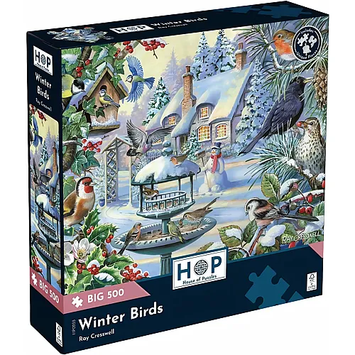 HOP - House of Puzzles Winter Birds (500Teile)