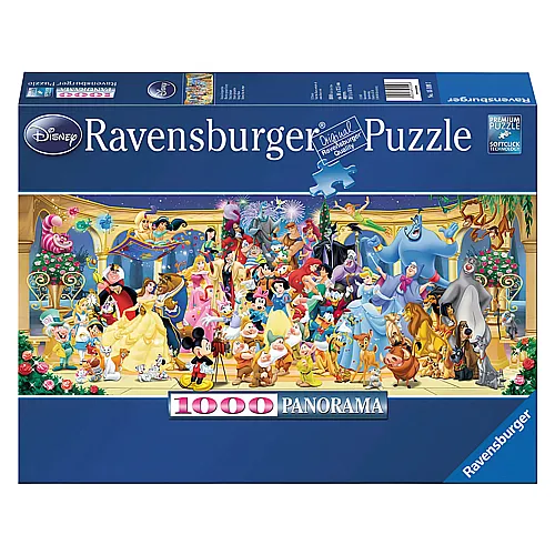 Ravensburger Puzzle Panorama Disney Gruppenfoto (1000Teile)