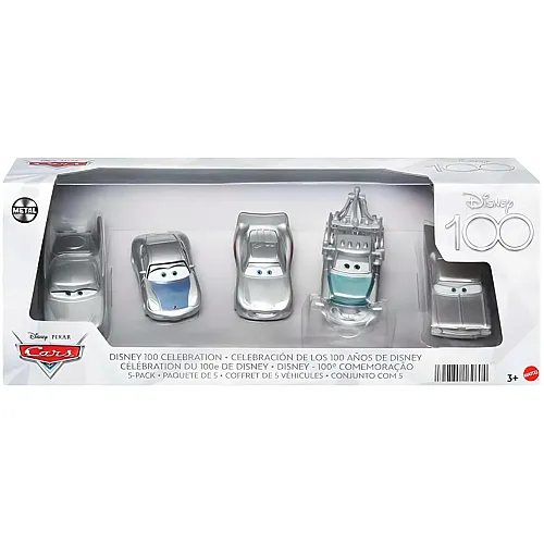 Mattel Disney Cars 5er Die-Cast Pack 100 Jahre Disney (1:55)