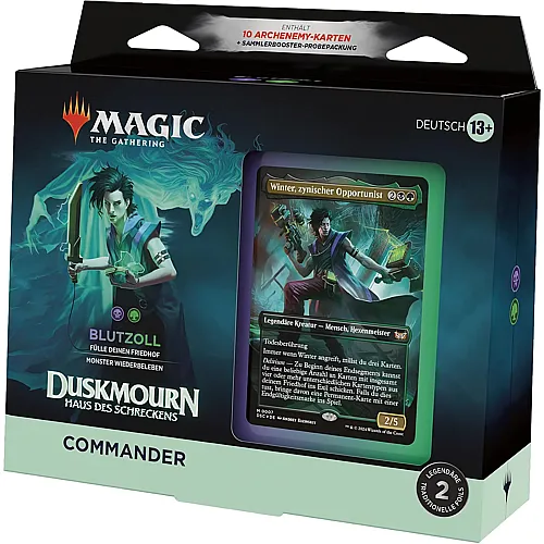 Magic The Gathering Duskmourn:Haus des Schreckens Commander Deck - Blutzoll - Deutsch