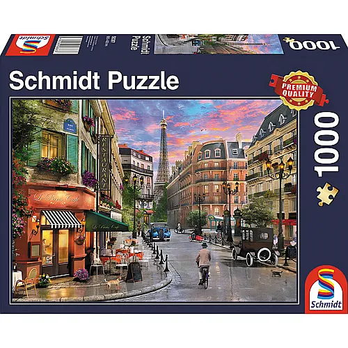Schmidt Puzzle Strasse zum Eiffelturm (1000Teile)