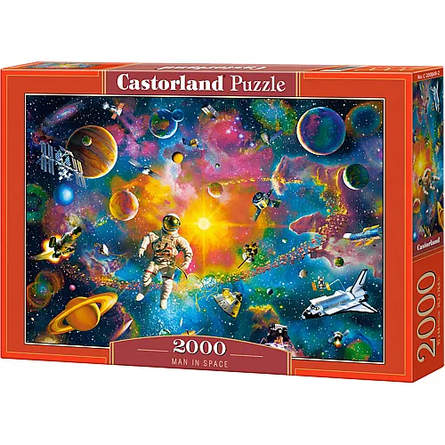 Castorland Puzzle Mann im Weltraum (2000Teile)