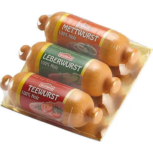 Erzi W�rstchen zum Streichen aus Holz