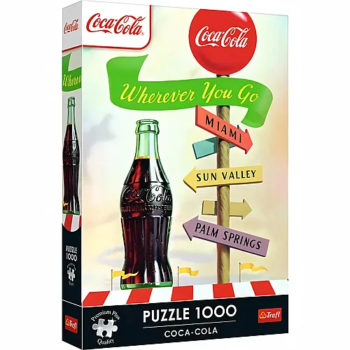 Coca-Cola - Wohin es auch geht - 1000 Teile