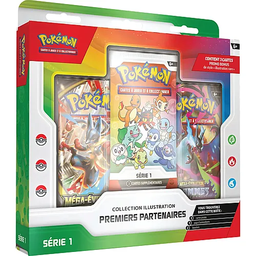 Pok�mon TCG Pok�mon Premiers Partemaires Collection Illustration S�rie 1 - Franz�sisch