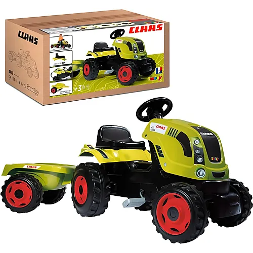 Smoby Traktor Claas mit Anhnger