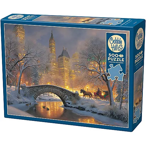 Cobble Hill Puzzle Mark Keathley: Winter in the Park - 500 Teile