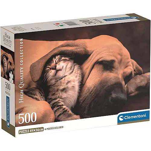 Hund und Katze 500Teile