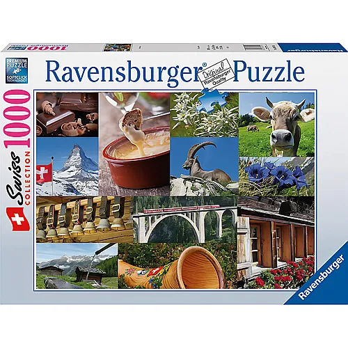 Ravensburger Puzzle Swiss Collection Swissness (1000Teile)