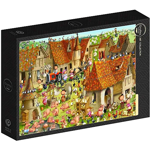 Grafika Puzzle Art Collection Fran�ois Ruyer Bauernhof - 1000 Teile