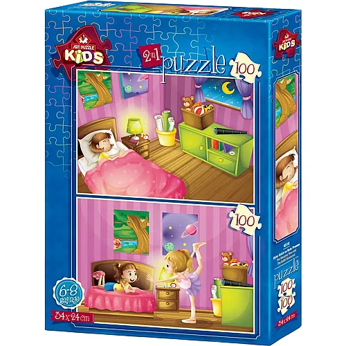 Art Puzzle Kids Im Kinderzimmer - 100 Teile