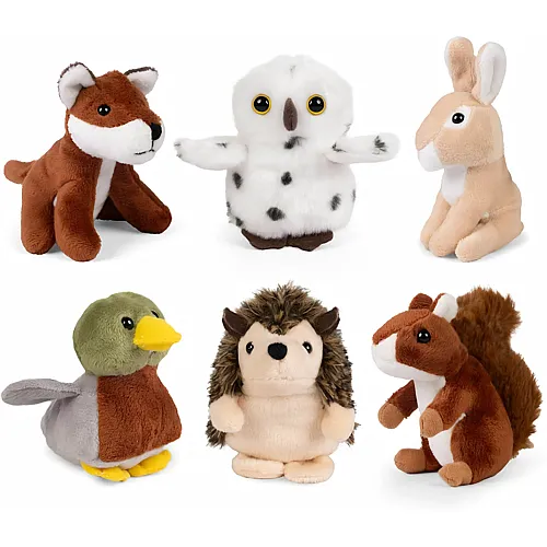 6er-Set Wildtier-Freunde 9cm