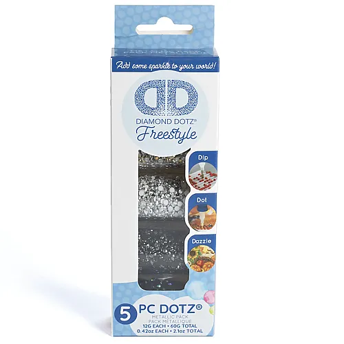 Diamond Dotz Diamond Painting 5 Metallicfarben